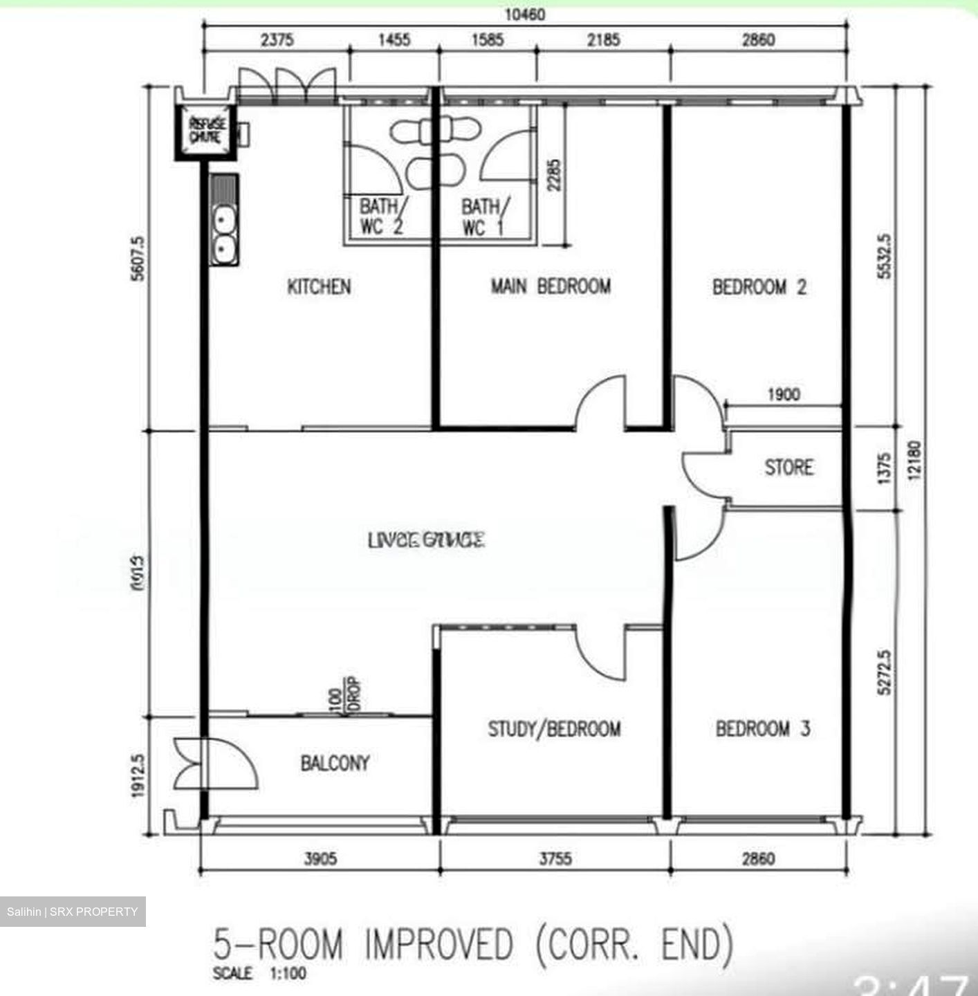 Blk 107 Simei Street 1 (Tampines), HDB 5 Rooms #568912081